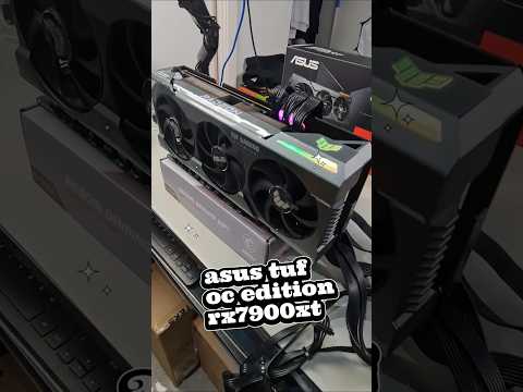 asus tuf oc edition rx7900xt 20gb graphics card unboxing