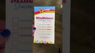 Mindfulness scavenger hunt - give it a try! #mindfulmoment