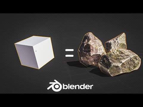 How to Create Low Poly Rocks in 1 Minute