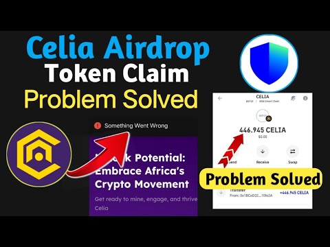 Celia Token Claim Something Went Wrong | Celia Token Not Claim Problem | Celia Claim In Trust Wallet