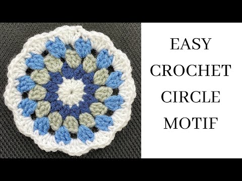 Easy Crochet Circle Motif