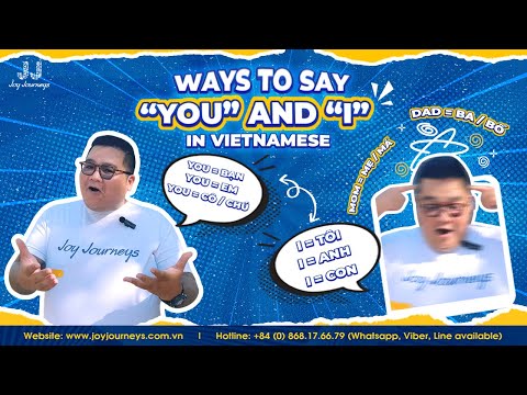 Different ways to say “You” and “I” in Vietnamese | Vietnamese Language Learning