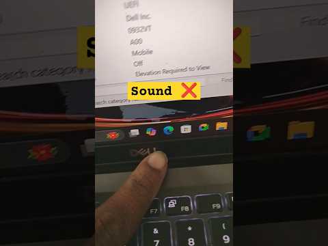 Dell Latitude 5300 Series Laptop Sound Audio Not Working Problem#macnitesh#keyboardtricks#2024short