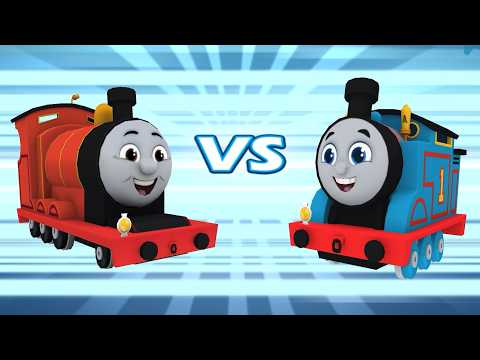 El tren Thomas y sus amigos en español. Thomas y va a las carreras!.