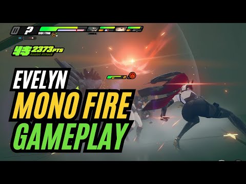 Evelyn Mono Fire Team Gameplay in Zenless Zone Zero 1.5 Beta