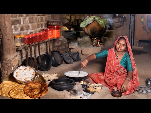 Gujarat Village Traditional Cooking | Sweet Potato Recipe | Village Kitchen Routine