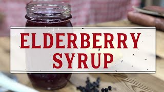 HOW TO MAKE HOMEMADE ELDERBERRY SYRUP - EASY STEP BY STEP TUTORIAL