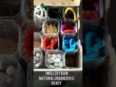 organizer.jwellery raw material organizer.jwellery  raw material organiz kese kare.a ghar par banaye