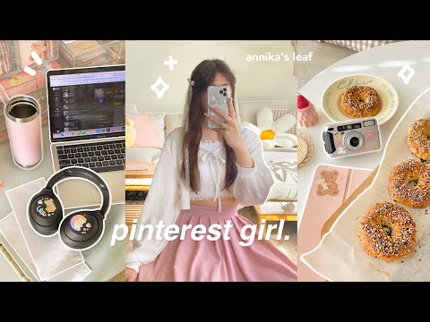 HOW TO ROMANTICIZE YOUR LIFE (vlog) 🎧🧸 pinterest outfits, desk organization, aesthetic food, grwm