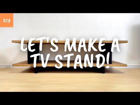 DIY テレビ台・棚の作り方 (How to make a TV stand) テレビボード