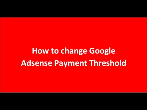 how to change adsense threshold