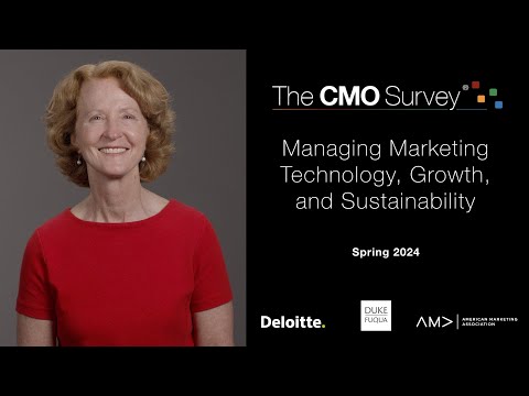 The CMO Survey: Marketers Spend on New Technologies as They Battle Usage and Impact Challenges