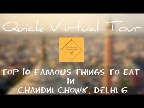 10 Eateries to try in Chandni Chowk  Quick tour | Must Try | Delhi 6 | Old Delhi