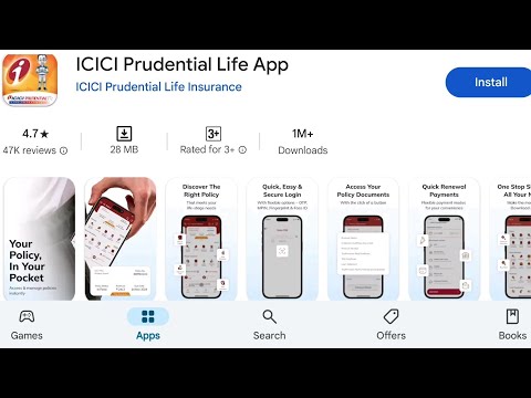 How To Install ICICI Prudential Life App's | How To Download ICICI Prudential Life App's