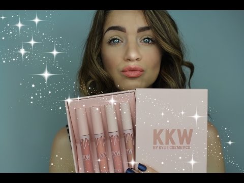 KKW/KYLIE COSMETICS SWATCHES & REVIEW