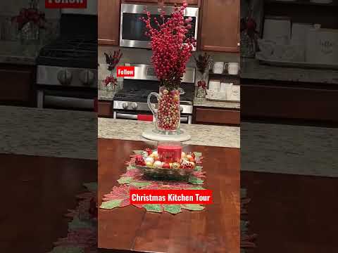 Ep18 Christmas Kitchen Tour: Check out our amazing decorations! #shorts #shortsvideo #christmas