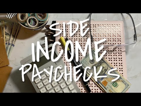 SIDE INCOME PAYDAY - Grub Hub & Instacart | BUDGET WITH ME - PAYCHECK TO PAYCHECK