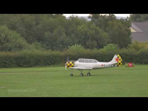 Yak-52 Take off and Landing