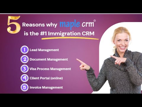 Why is Maple CRM the best for Immigration and Visa consultants in 2024 ?Explained in 1 min. #CRM