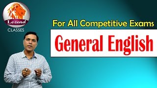 GENERAL ENGLISH  For All Competitive Exams in TS & AP