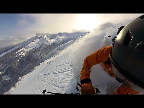 富良野岳北尾根  バックカントリー 山スキー BC 【北海道雪山登山ガイド】 Mt.Furanodake japan  Ski Tour Hokkaido