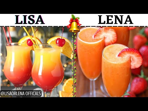 LISA VS LENA FOOD AND DRINKS🍹🍹🍀🍀