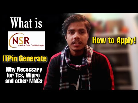 What is NSR | MNCs me Nsr ITPin kyu Zaroori hai | How to Apply for it | nsr itpin generate.