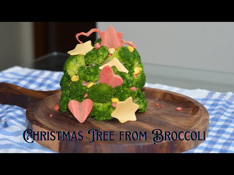 Christmas Tree from Broccoli - Easy Broccoli & Potato Recipe #Christmascelebration #Christmas