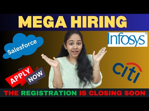 MEGA HIRING📢 - APPLY NOW😱| Infosys🔥 | Salesforce🚀 | Citi💥 | 2019 to 2024 | IT Jobs for Fresher & Exp