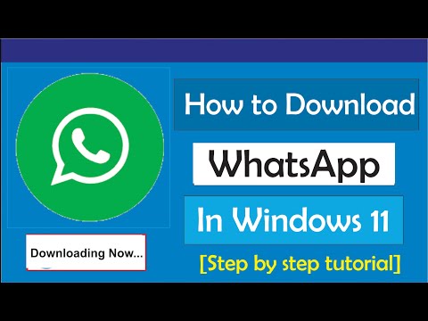 How to Download WhatsApp in Laptop Windows 11 || Download, Install, Login, Close & Open WhatsApp App