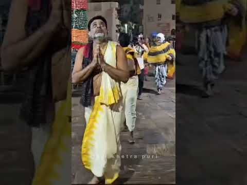 Jagannath temple door opening and Shree Jagannath mangal aarti darshan 🙏🏻✨Jagannath dham #shorts