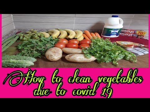 HOW TO SANITIZE FRUITS & VEGETABLES IN ENGLISH/ HOW TO CLEAN VEGETABLES DUE TO CORONAVIRUS PANDAMIC