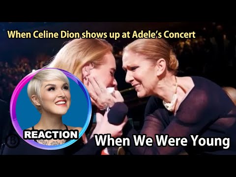 Rozette Reacts to Adele & Celine "When We Were Young"｜當橘老師目睹席琳出現在阿黛爾演唱會#celine #adele