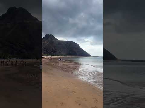 🏝️ Playa de las Teresitas , Santa Cruz de Tenerife 🏝️#playadelasteresitas #santacruzdetenerife