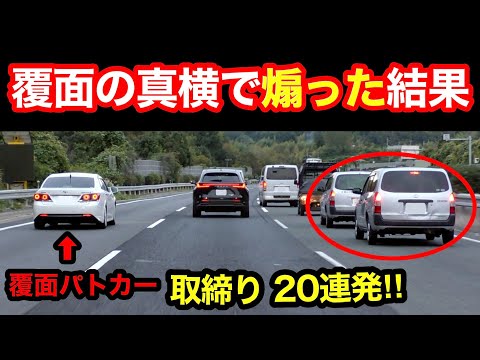 【スカッと２０連発‼️】覆面パトカー・白バイ 取り締まりの瞬間‼️　[煽り運転 DQN サイレン]