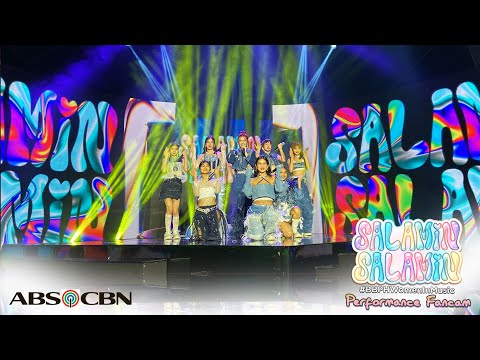 #BINI : #BINI_SalaminSalamin at #BBPHWomenInMusic Performance Fancam