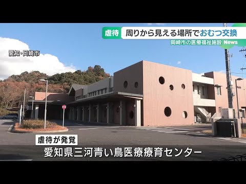 周りから見える場所で看護師が児童のおむつを交換　医療福祉施設で虐待　愛知 (24/12/24 16:29)