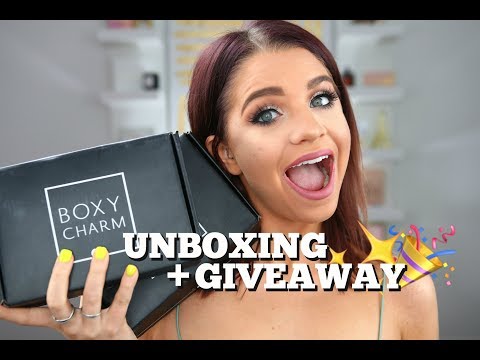 BOXYCHARM MAY UNBOXING | MY FIRST BOXYCHARM+GIVEAWAY!!!!!! | MAKEUPMOLLY