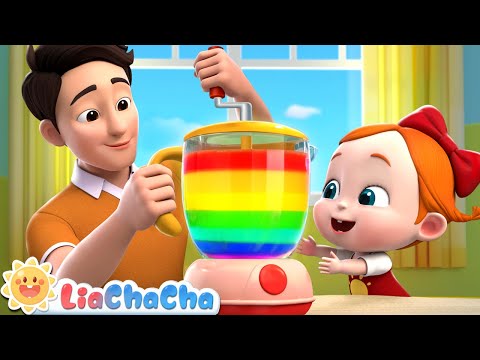 Daddy's Juice Vending Machine 🍹| EP100 | Kids Songs & Nursery Rhymes | LiaChaCha