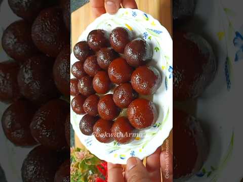 Instant Milk Powder Gulab Jamun ❤️ #shorts #short