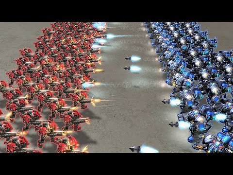 100 Marines vs 50 Marauders, how does this end?