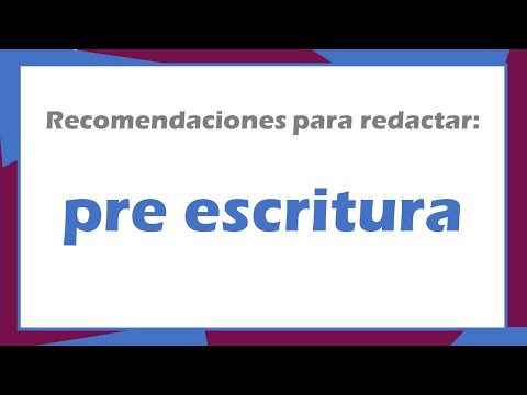 Preescritura: Consejos para enfrentarse al reto de escribir textos académicos