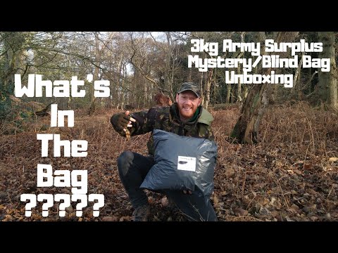 3KG Army Surplus Mystery Bag/Blind Bag | Unboxing | What's In The Bag?