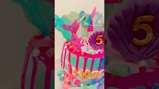 #mermaidcake #girlcake #freshcreamkacake #easycake