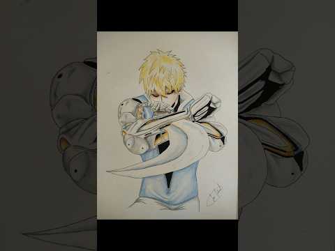 Drawing Genos ( One punch Man) #onepunchman #genos #genosedit #saitama #fanartanime #animes