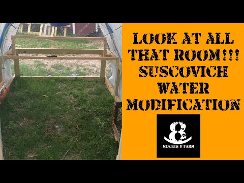 Keeping Chicken Water Cool In The Texas Summer | Suscovich Chicken Tractor Mods