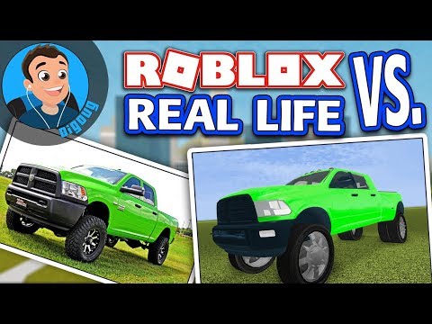 Another ROBLOX vs Real Life in Roblox Vehicle Simulator this time with the Dodge Ram 3500