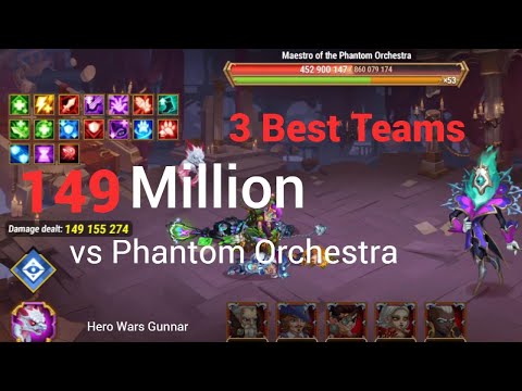 3 Best Teams for Maestro The Phantom Orchestra | Hero Wars: Dominion Era