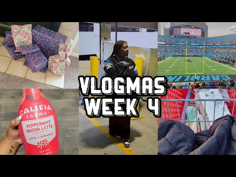 My first NFL Game, What I'm giving for Christmas, Christmas shopping etc.| Vlogmas week 4