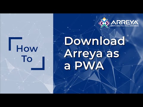 How To: Download Arreya as PWA